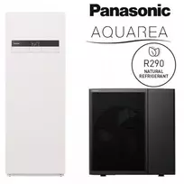 Panasonic šilumos siurblio KOMPLEKTAS su integruotu boileriu 185l, R290, L karta, 7 kW WH-ADC0509L6E5 / WH-WDG07LE5