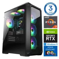 INTOP AQUA Ryzen 7 7700X 64GB DDR5 1TB SSD M.2 NVME RTX5060Ti 16GB WIN11