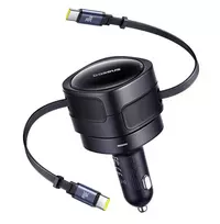 Baseus Enjoyment Max 2x USB-C Cables Car Charger 60W