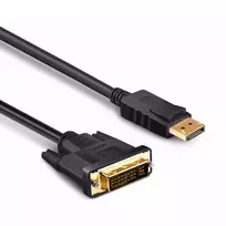 RoGer DPDVII18 DisplayPort to DVI Cable 1,8m / DVI-I 24+5 (Dual Link)