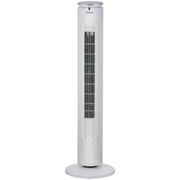 Tower fan, Built-in aromatherapy, Smart Program for Daily/Night Comfort with intelligent wind level control, Slim design, 3 Wind modes simulating natural/slumberous/normal wind, Touch panel control, 9h programmed timer, 5 speeds, Remote control