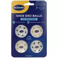 "Scholl Shoe Deo Balls" - gaivinantys batų kamuoliukai ( 4 vnt. )