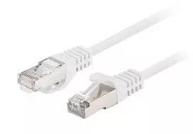 PATCHCORD KAT.6 FTP 1M BIAŁY FLUKE PASSED LANBERG 10-PACK