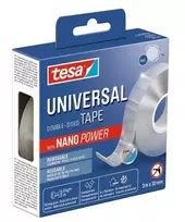 Dvipusė lipni juosta Tesa Universal, dvipusė, 3 m x 3 cm
