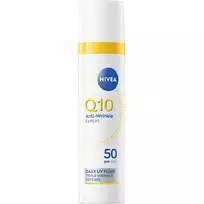 "Nivea Q10 Anti-Wrinkle Expert Daily UV Fluid SPF 50 - dieninis skystis, 40ml