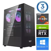 INTOP Ryzen 7 7700X 16GB DDR5 500SSD M.2 NVME RTX5060Ti 8GB WIN11Pro