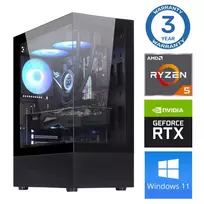 INTOP Ryzen 5 5500 32GB 250SSD M.2 NVME RTX5060Ti 8GB WIN11