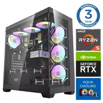 INTOP AQUA Ryzen 5 7600X 32GB DDR5 1TB SSD M.2 NVME RTX5060 8GB no-OS
