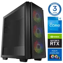 INTOP AQUA i5-14400F 64GB DDR5 2TB SSD M.2 NVME RTX5060 8GB no-OS
