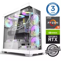 INTOP Ryzen 5 7500F 64GB DDR5 1TB SSD M.2 NVME RTX5060 8GB no-OS