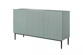 Komoda Nicole 150 cm, juodos kojos