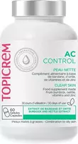Topicrem - Dietary supplement for problematic acne-prone skin AC Control (Clear Skin) 60 pcs