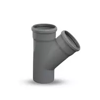 Vidaus kanalizacijos trišakis , Ø 110 / 110 mm, 45°