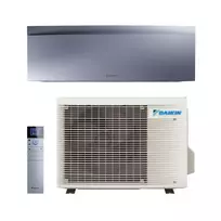 Daikin SIENINIS Emura serijos 3.5 kW šilumos siurblio oras oras komplektas FTXJ35AS+RXJ35A, sidabrinis