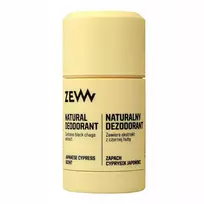 ZEW FOR MEN_ Natūralus lipnus dezodorantas japoniškas kiparisas ir bergamotė 80g