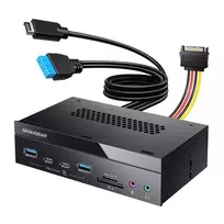 "GRAUGEAR Multi Frontblende 8-Fach + Kartenleser USB.SD.Micro"