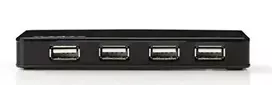 Nedis UHUBU2430BK USB Hub 4-Port USB 2.0