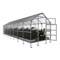 Šiltnamis KLASIKA Bernard - 4 mm storio kanalinis polikarbonatas - 2,35 x 8 m (18,8 m²)