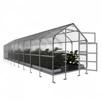 Šiltnamis KLASIKA Bernard - 6 mm storio kanalinis polikarbonatas - 2,35 x 9 m (21,15 m²)