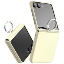 Araree Aero Flex R East-Grip Ring Case for Samsung Galaxy Z Flip7, cream