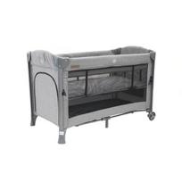 Kelioninė lovytė-maniežas BabyTrold Side By Side, Grey