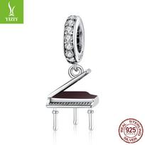 „Yinziyun“ S925 sidabrinis pianino pakabukas – „Creative Fantasy Jewelry“ SCC1733 Silver