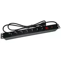 Alantec PZ071U elektros tinklo ilgintuvas 1,8 m 7 AC išvestis(ys / čių) Vidaus Juoda