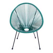 Žalios spalvos metalinis/plastikinis sodo krėslas Avocado Comfort – Bonami Selection