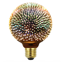LED dekoratyvinė lemputė G80 / E27 - fejerverkų efektas