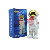 Bluetooth garsiakalbis / kolonėlė / radijas - astronautas su gėlėmis