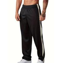 Naujos pavasario ir vasaros vyriškos laisvalaikio sportinės kelnės, fitneso kelnės Dr Muscle bėgimo vyriškos kelnės S juoda