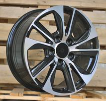 Ratlankis RACINGLINE B1611 R22x9 5x150 ET 60 CB 110.5 (Black Polished) (850 kg)
