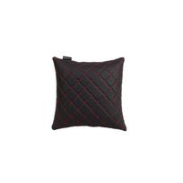 Automobilio pagalvė EVAtech ECO 30x30 cm - juoda / raudonos siūlės