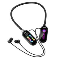 Spalvotas ekranas Belaidės Bluetooth 5.4 ausinės su kaklo lanku HiFi stereo ausinės Triukšmo slopinimo ausinės