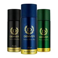 DENVER Hamilton Dezodorantas (165 ml) + Caliber Dezodorantas(165 ml) + Pride Dezodorantas (165 ml) - 3 derinys|