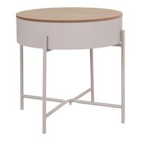 Iš metalo apvalios formos šoninis stalas ø 40 cm Sisco – House Nordic