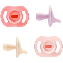 Tommee Tippee Ultra Light Stay Put 0-6 m čiulptukas Girl 4 vnt.