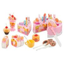 Žaislinis gimtadienio tortas Lean Toys, 75 dalys