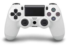 Games World PS4 Doubleshock 4 V2 bevielis žaidimų pultelis / valdiklis, baltas, skirtas PS4 / PS5 / Android / iOS