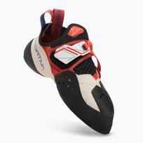 Moteriški laipiojimo batai La Sportiva Solution white/lily orange