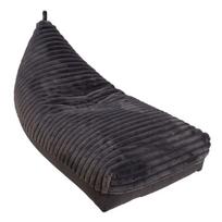 Bean bag FJORD 130x80x20/70cm dark grey