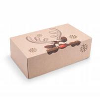 Kalėdinės kartoninės dovanų dėžutės 31x22x8cm 50 vnt., Kalėdinės kartoninės dovanų dėžutės 31x22x8cm 50 vnt.