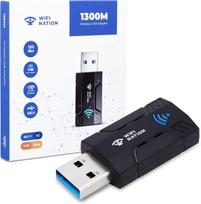 WiFi-USB adapteris, 1300Mbps, 2.4GHz, 5GHz, WiFi Nation