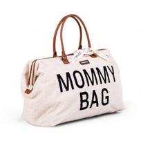 Mamos krepšys Childhome Mommy bag, Teddy off white