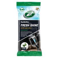 Drėgnos servetėlės automobilio salonui Turtle Wax Fresh Shine, 24 vnt.