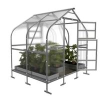 Šiltnamis KLASIKA Drop - 4 mm storio kanalinis polikarbonatas - 2,5 x 2 m (5 m²)