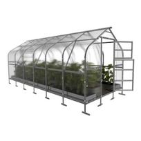 Šiltnamis KLASIKA Drop - 4 mm storio kanalinis polikarbonatas - 2,5 x 6 m (15 m²)