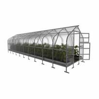 Šiltnamis KLASIKA Drop - 6 mm storio kanalinis polikarbonatas - 2,5 x 10 m (25 m²)