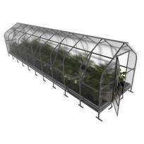 Šiltnamis KLASIKA Drop - 4 mm storio kanalinis polikarbonatas - 2,5 x 12 m (30 m²)