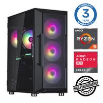 INTOP Ryzen 5 5500 16GB 500GB SSD M.2 NVME RX580 8GB no-OS